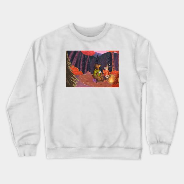 Camping Crewneck Sweatshirt by Cari.boou